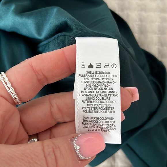 Dress the Population Esperanza Dress Womens Médium Emerald Green - Picture 9 of 10